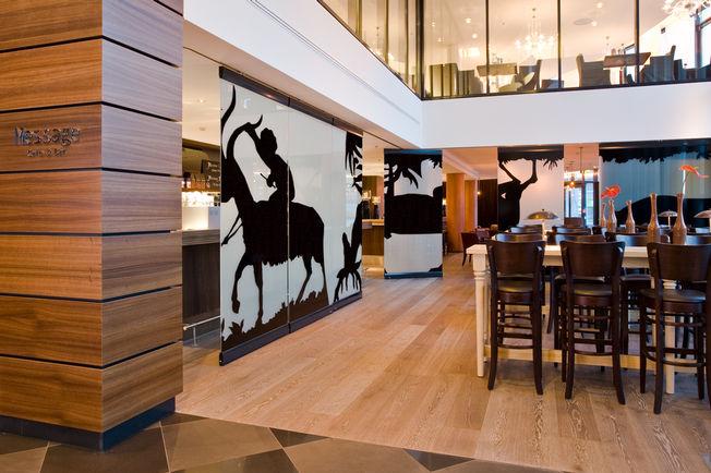 Blueprint of a modern architectural design